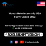 Woods Hole Internship USA Fully Funded 2023