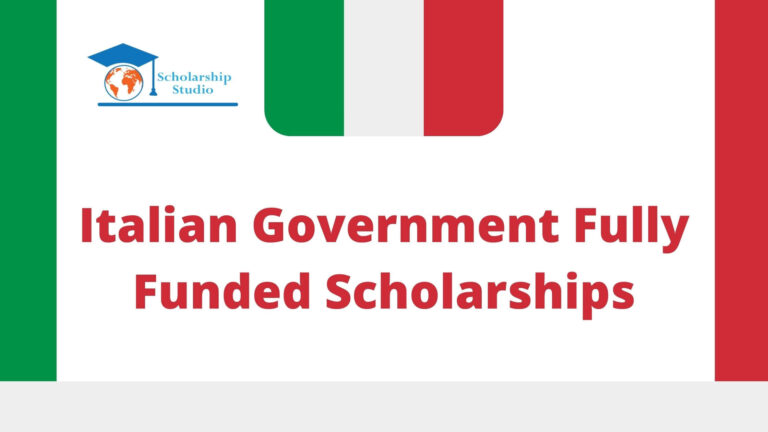 Italian Government Fully Funded Scholarships