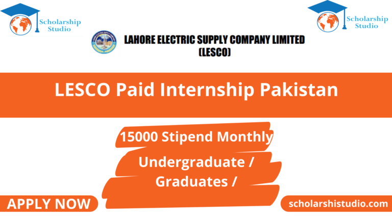 LESCO Paid Internship Pakistan