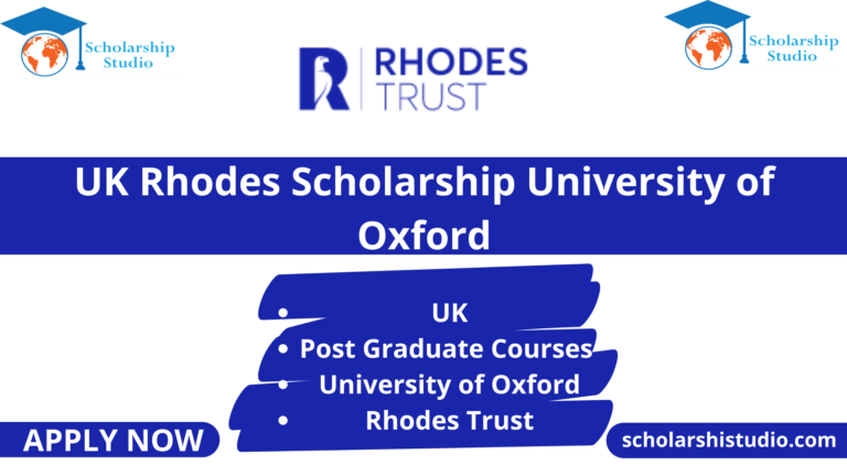 UK Rhodes Scholarship University of Oxford