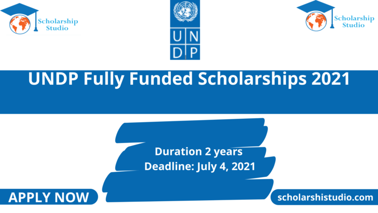 UNDP Fully Funded Scholarships 2021