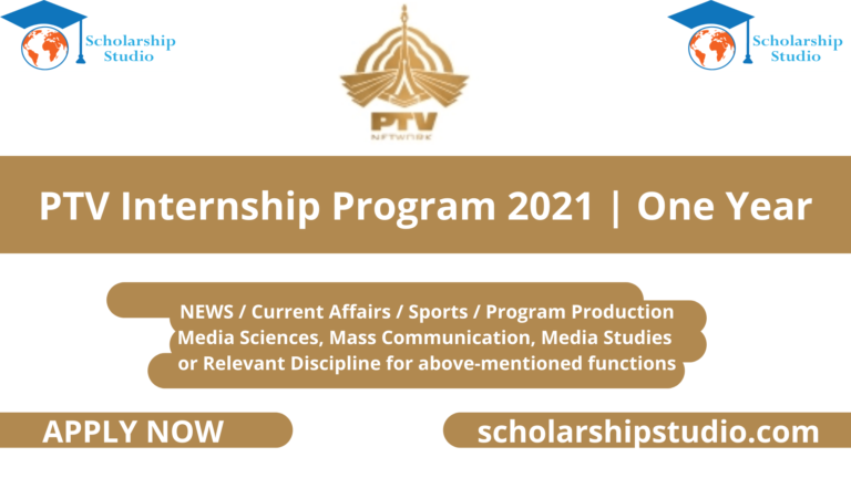 PTV Internship Program 2021 One Year