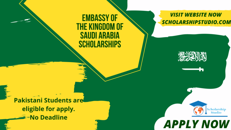 Embassy of the Kingdom of Saudi Arabia Scholarships