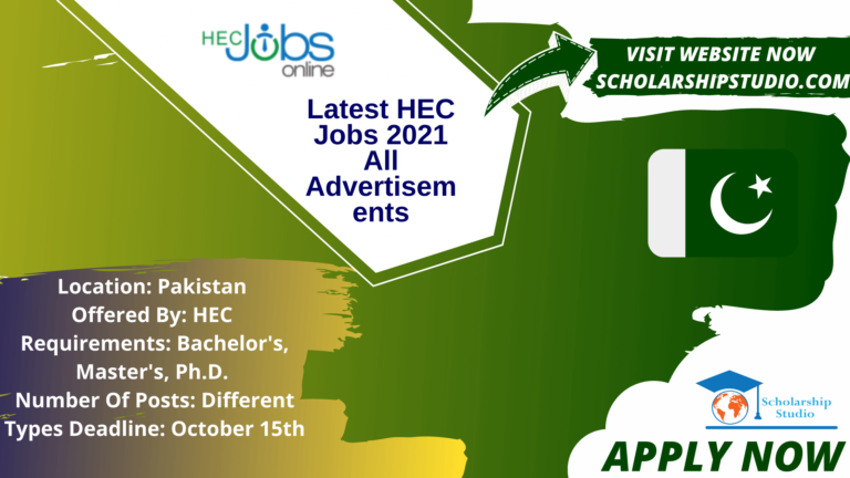 Latest HEC Jobs 2021 All Advertisements