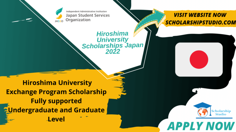 Hiroshima University Scholarships Japan 2022