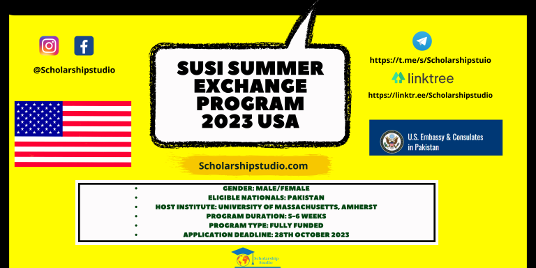 SUSI Summer Exchange Program 2023 USA