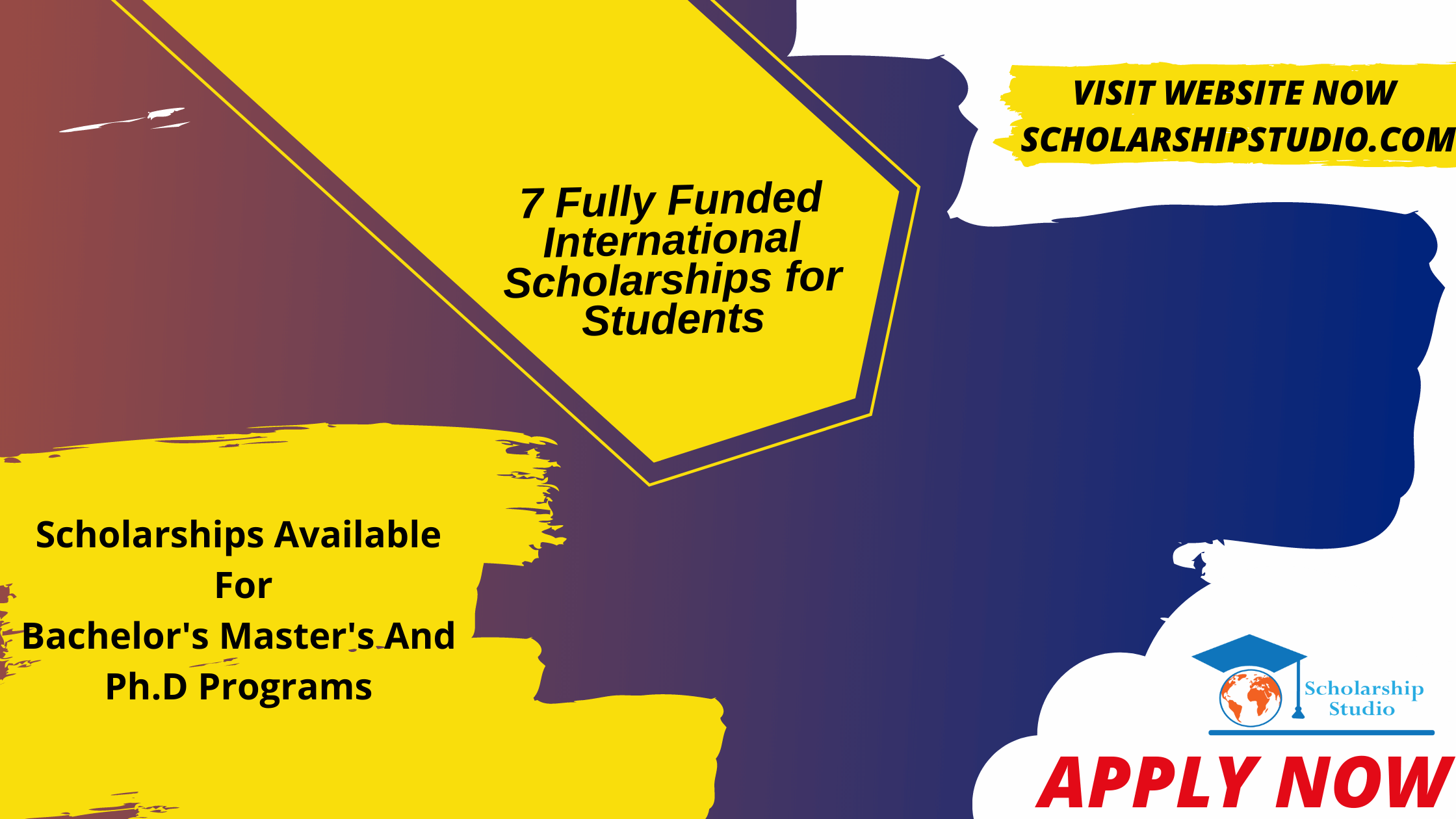 7 Fully Funded International Scholarships for Students Scholarship studio