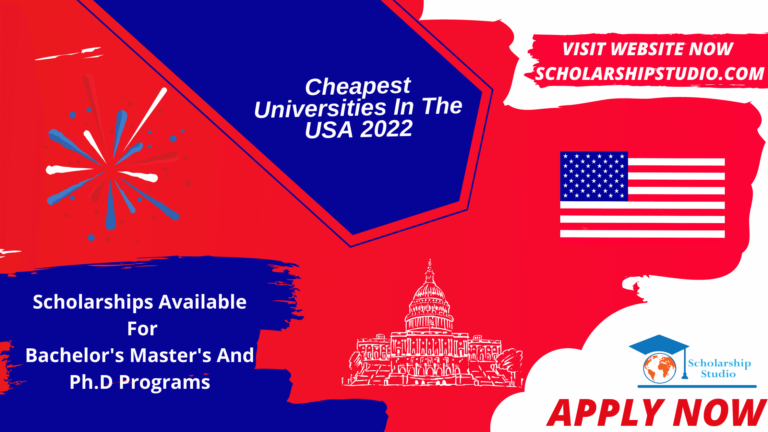Cheapest Universities In The USA 2022