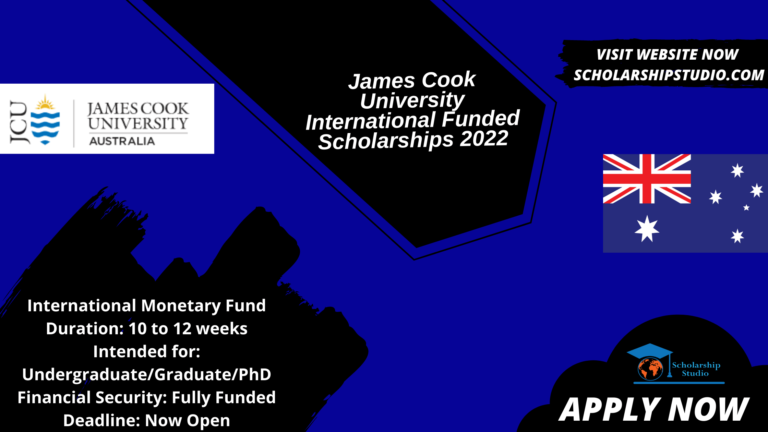 James Cook University International Funded Scholarships 2022
