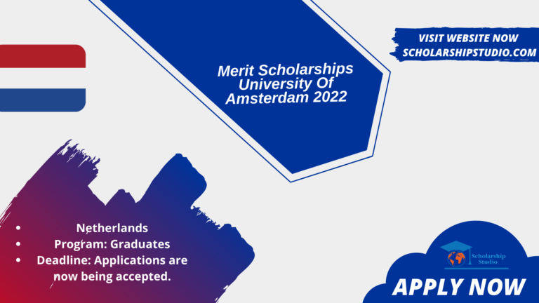 Merit Scholarships University Of Amsterdam 2022