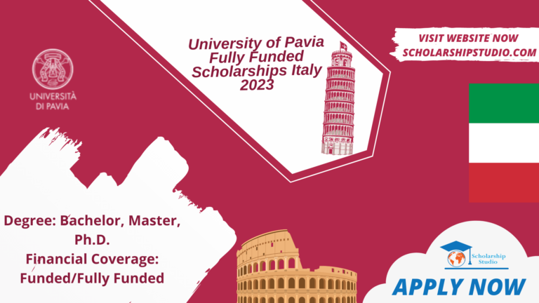 University Of Pavia Fully Funded Scholarships 2023