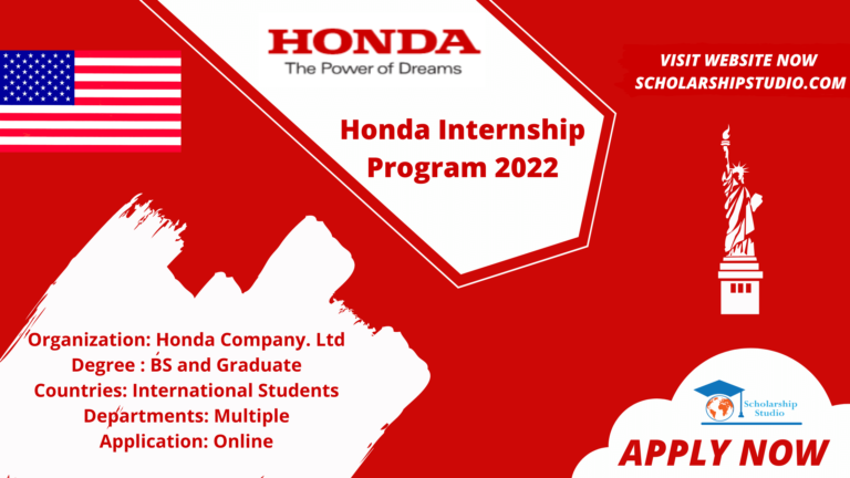 Honda Internship Program 2022