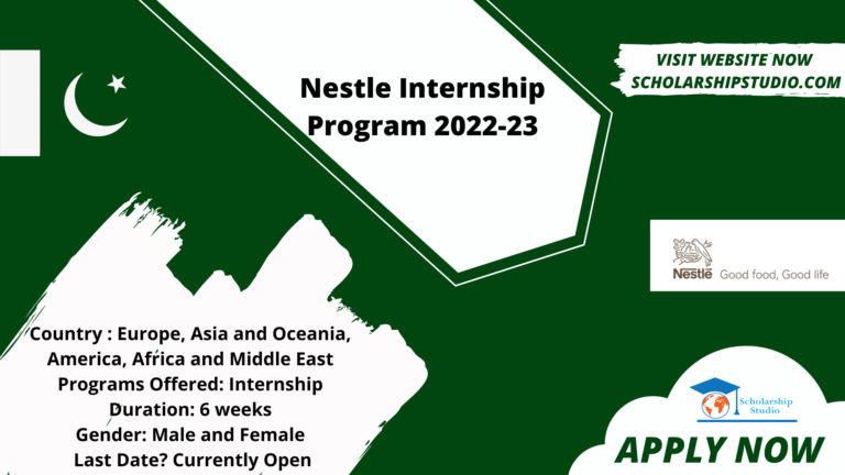 Nestle Internship Program 2022-23