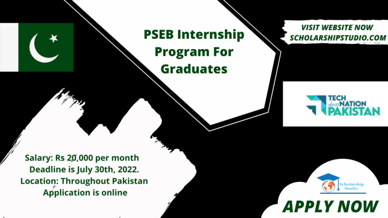 PSEB Internship Program For Graduates