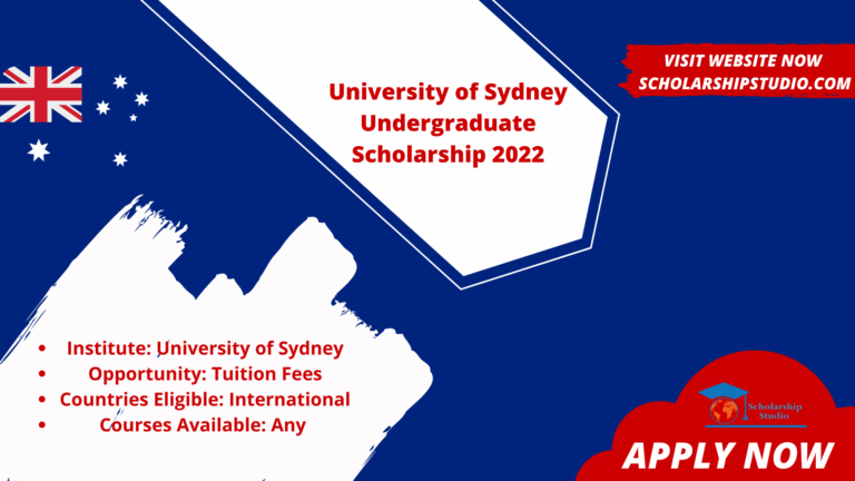 University of Sydney Undergraduate Scholarship 2022