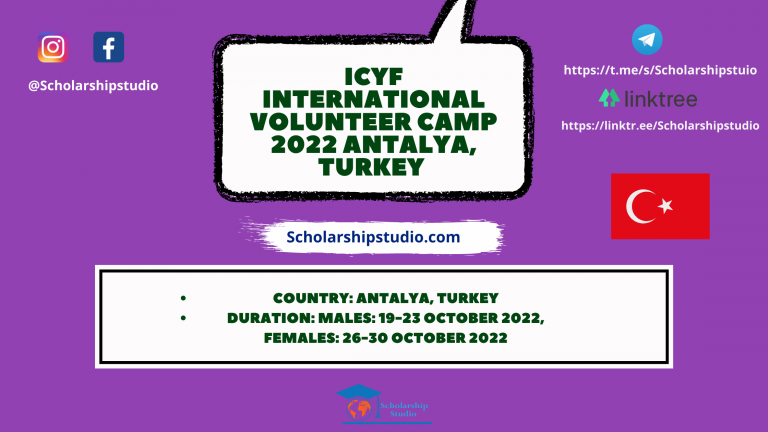 ICYF International Volunteer Camp 2022 Antalya Turkey 
