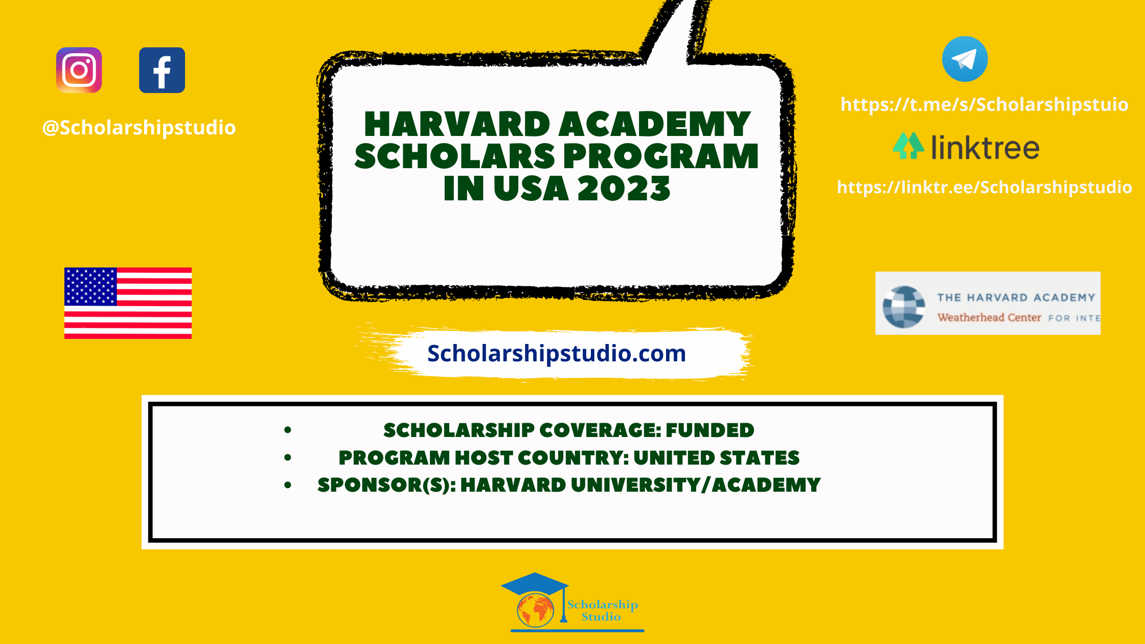 Harvard Academy Scholars Program in USA 2023 - Scholarship studio