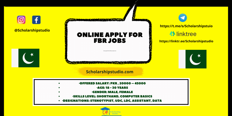 Online Apply for FBR jobs