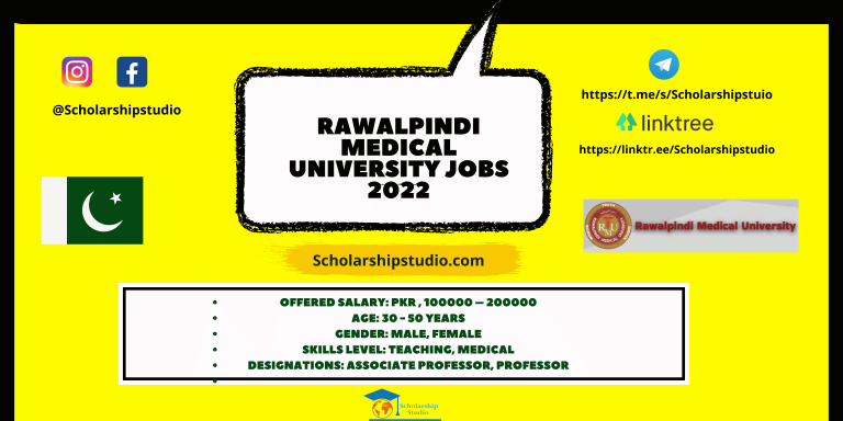Rawalpindi Medical University Jobs 2022