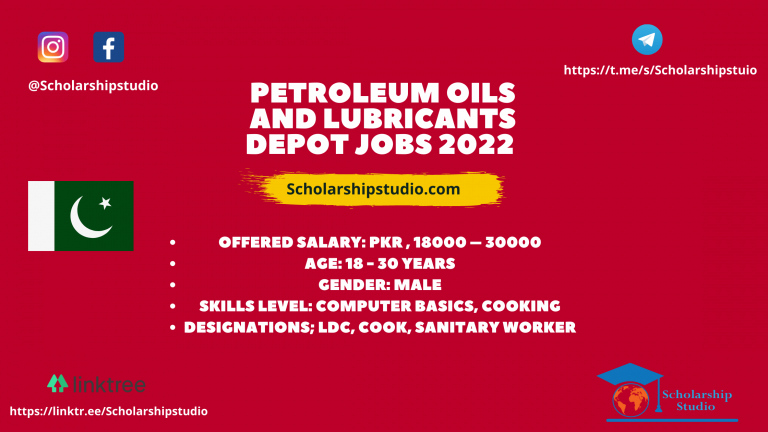 Petroleum Oils and Lubricants Depot Jobs 2022 