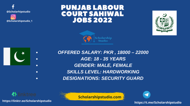 <strong>Punjab Labour Court Sahiwal Jobs 2022</strong>