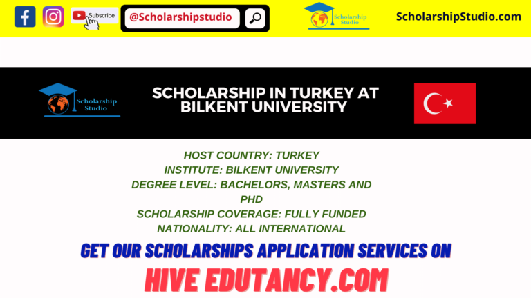 Scholarship In Turkey At Bilkent University