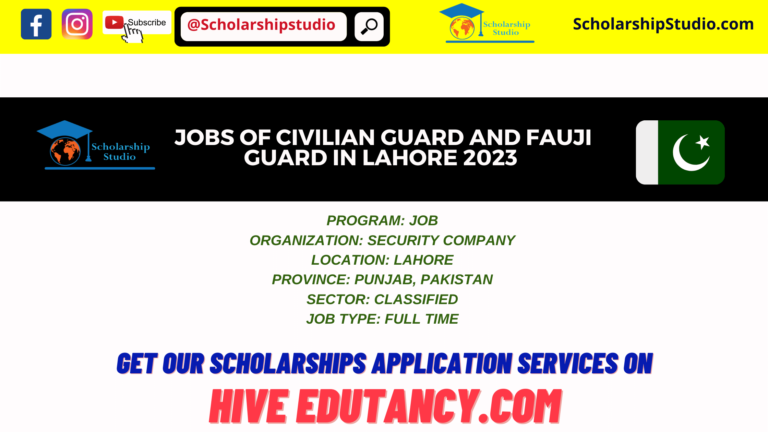  Jobs of Civilian Guard and Fauji Guard in Lahore 2023