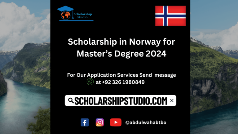 Scholarship in Norway for Master’s Degree 2024