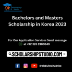 Bachelors and Masters Scholarship in Korea 2023