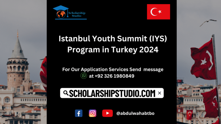 Istanbul Youth Summit (IYS) Program in Turkey 2024