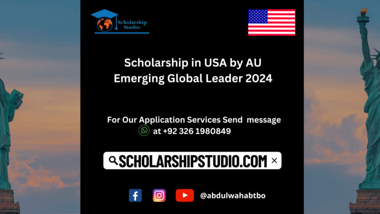Scholarship in USA by AU Emerging Global Leader 2024