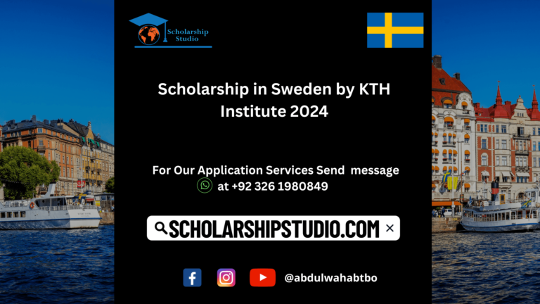 Scholarship in Sweden by KTH Institute 2024