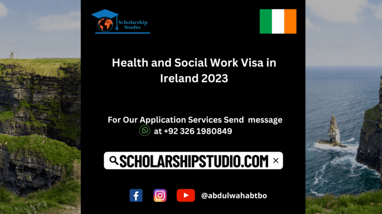 Health and Social Work Visa in Ireland 2023