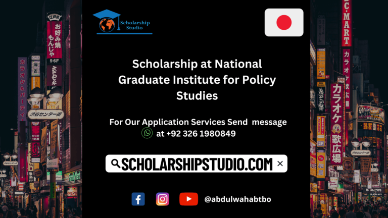 Scholarship at National Graduate Institute for Policy Studies