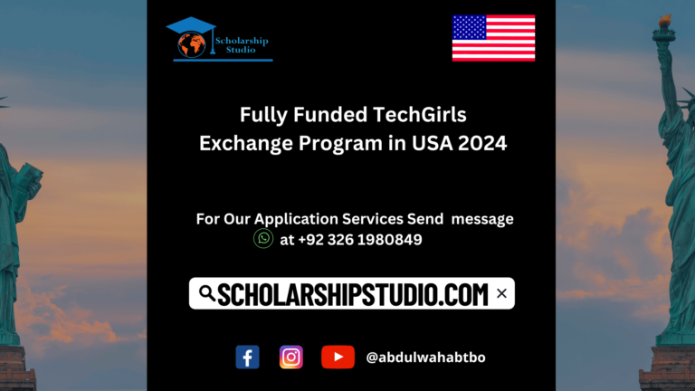 Fully Funded TechGirls Exchange Program in USA 2024