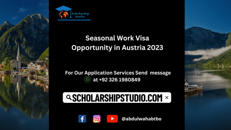 Seasonal Work Visa Opportunity in Austria 2023