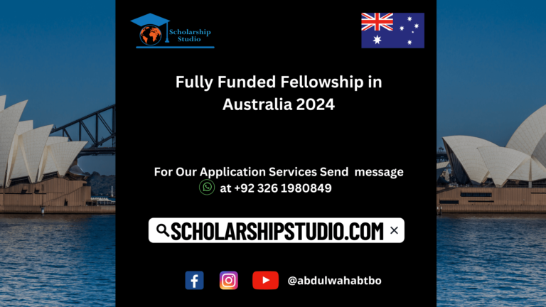 Fully Funded Fellowship in Australia 2024