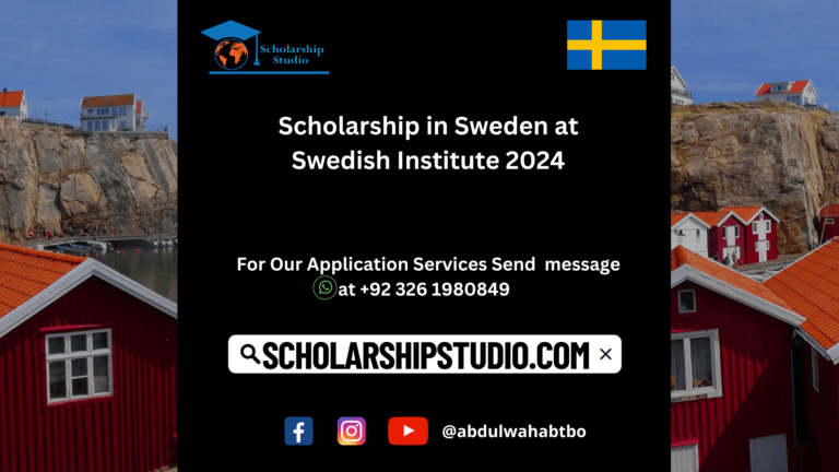 Scholarship in Sweden at Swedish Institute 2024