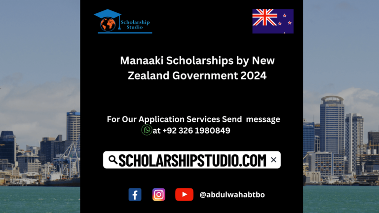 Manaaki Scholarships by New Zealand Government 2024